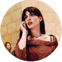 Anne Hathaway, from the movie The Devil Wears Prada